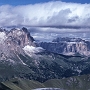 Looking east from near the Antermoia Hut after early September snow.